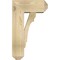 Ekena Millwork Olympic Craftsman Rough Sawn Bracket w/ Offset Brace, Douglas Fir, 8"W x 18"D x 30"H BKT0806X18X30OLY04RDF - alternate 3